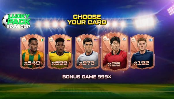 Lucky Pack 2026 Cup Bonus Game – Free Spins Features