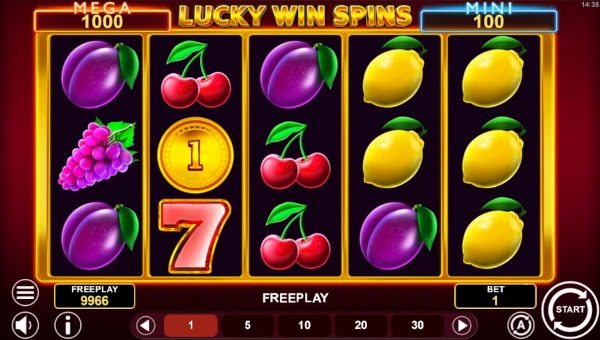 Lucky Win Spins base game review