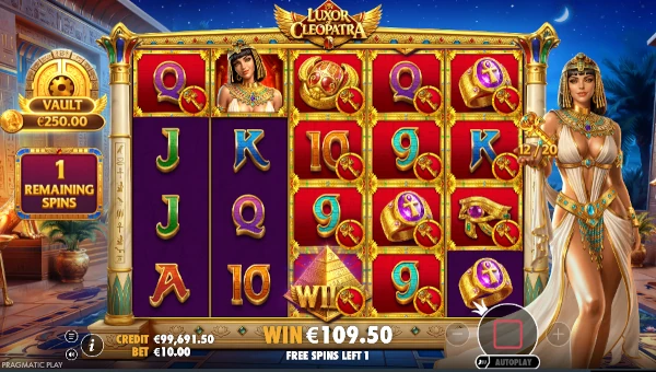 Luxor of Cleopatra Bonus Game – Free Spins Features