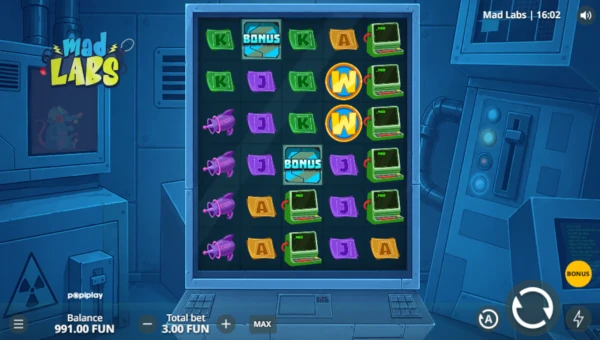 Mad Labs Base Game Screenshot – Showing Features