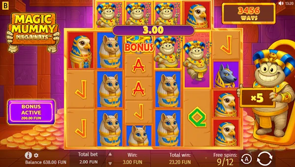 Magic Mummy Megaways Bonus Game – Free Spins Features