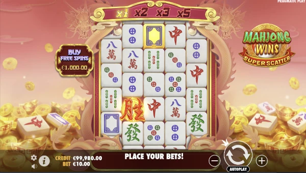 Mahjong Wins Super Scatter base game review