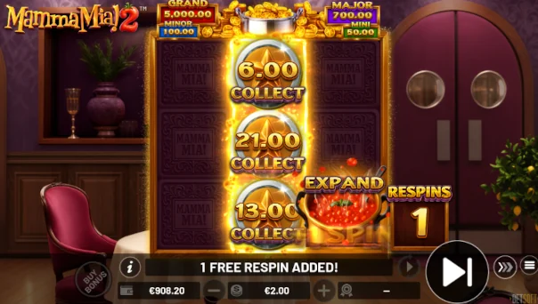 Mamma Mia 2 Bonus Game – Free Spins Features