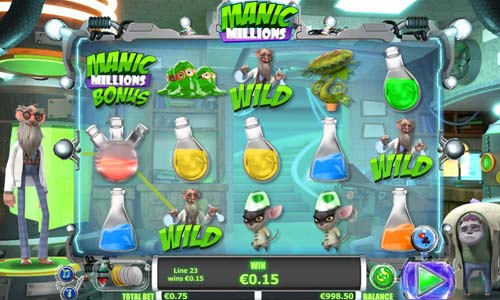 Manic Millions base game review