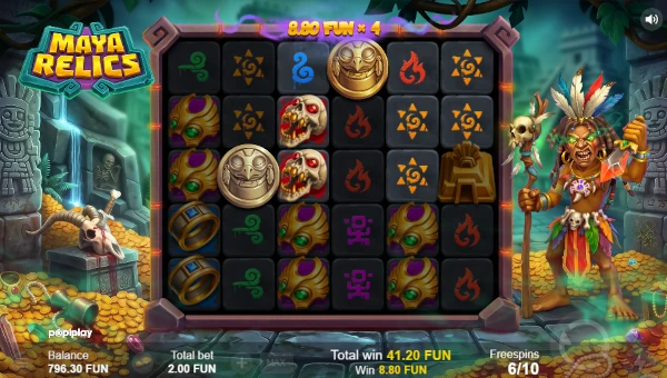 Maya Relics Bonus Game – Free Spins Features