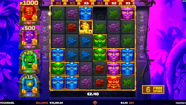 MexoMax 2 Slot Free Spins Screenshot