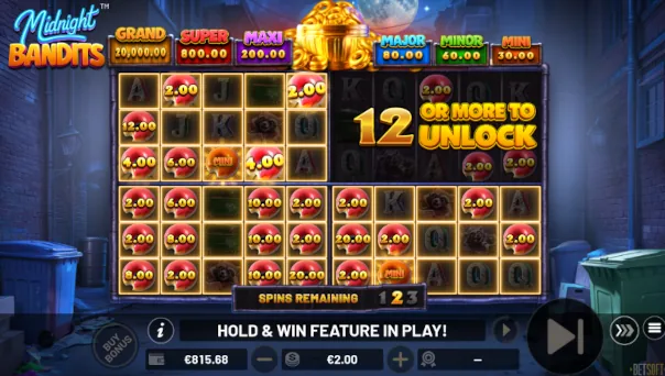 Midnight Bandits Bonus Game – Free Spins Features