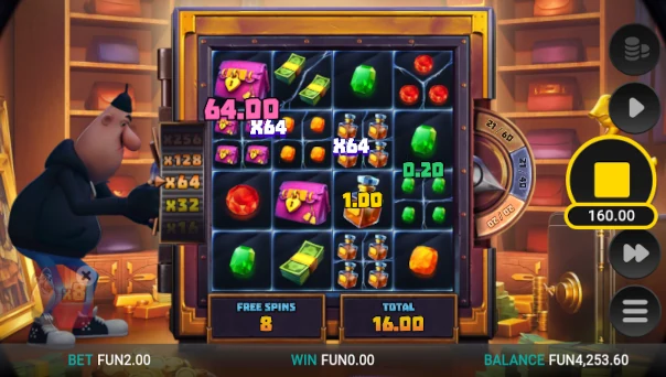 Midnight Marauder Clusterbreaker Bonus Game – Free Spins Features