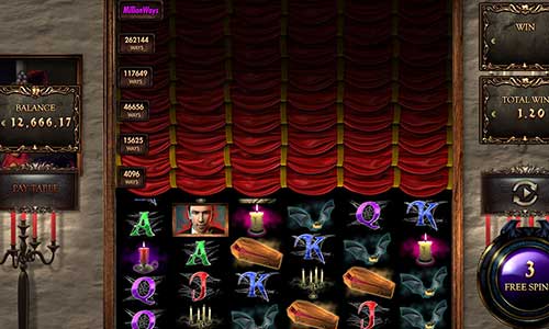 million dracula slot overview and summary