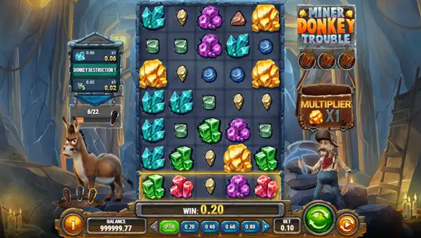 miner donkey trouble slot overview and summary