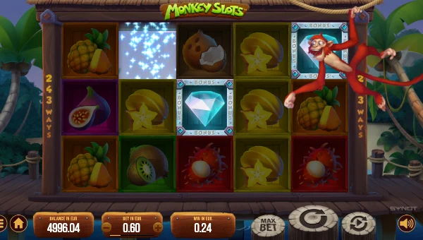 Monkey Slots base game review