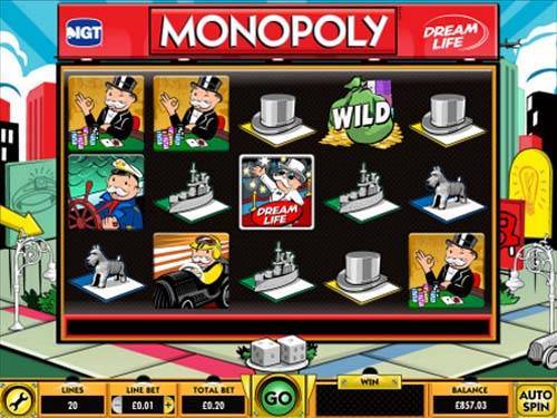 Monopoly Dream Life slot free play demo is not available.