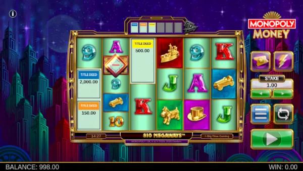 Monopoly Money Base Game Screenshot – Showing Features