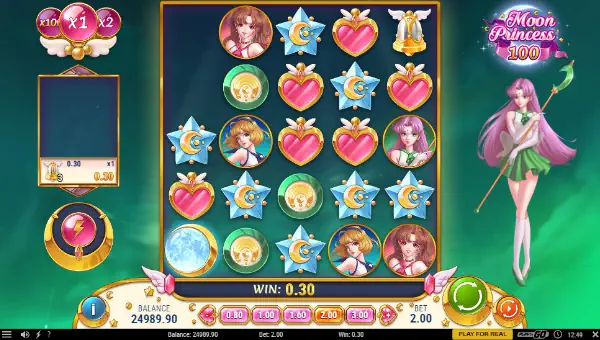 Moon Princess 100 base game review