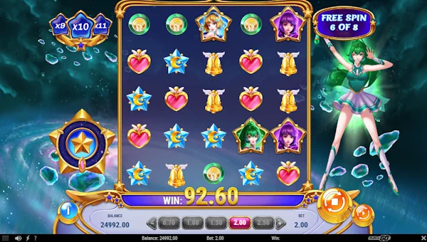 Moon Princess Stargazing bonus game