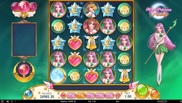 Moon Princess Trinity base game review