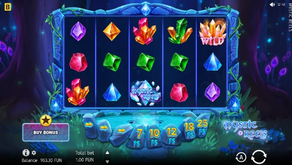 Mystic Reels Base Game Screenshot – Showing Features