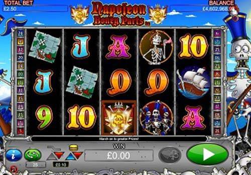 Napoleon Boney Parts slot free play demo is not available.