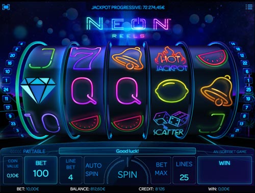Neon Reels base game review