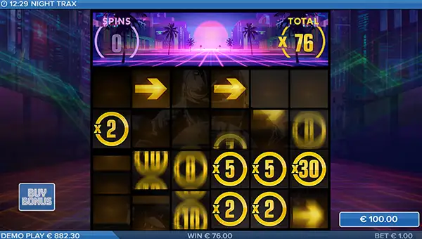 night trax bonus game