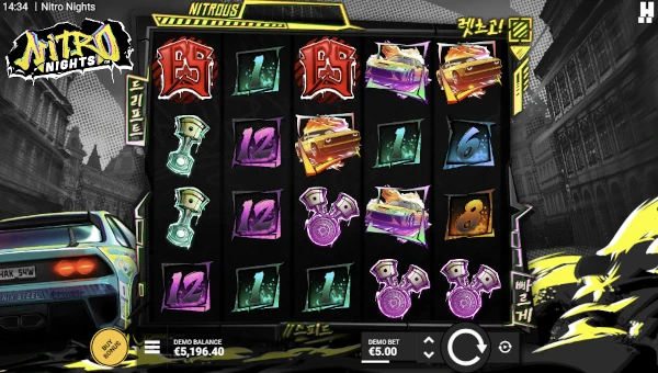 Nitro Nights Base Game Screenshot – Showing Features