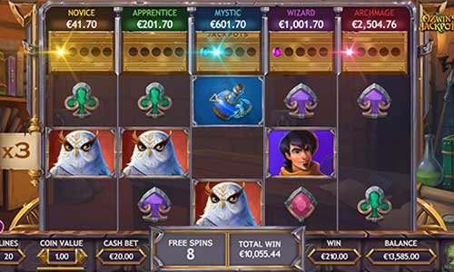 Ozwins Jackpots base game review