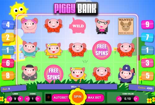 Piggy Bank slot free play demo