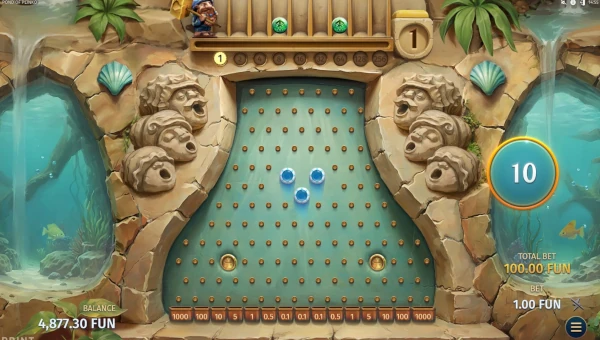 Pond of Plinko bonus game