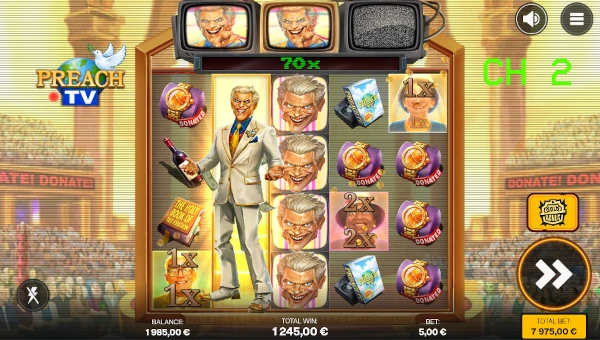 Preach TV Bonus Game – Free Spins Features