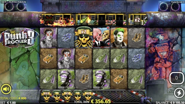 Punk Rocker 3 Bonus Game – Free Spins Features