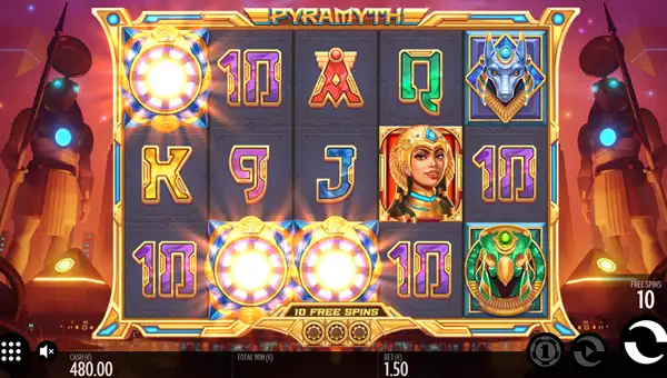 pyramyth free spins