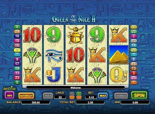 Queen of the Nile 2 slot free play demo