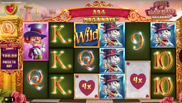 queen of wonderland megaways slot overview and summary