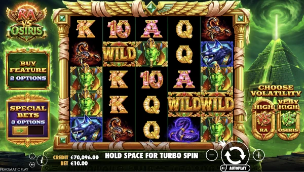Ra vs Osiris Base Game Screenshot – Showing Features