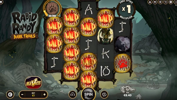 Rabid Randy Dark Trails Slot Base Game by NetEnt