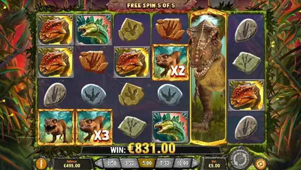 Raging Rex 2 free spins