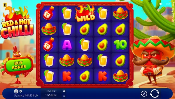 Red and Hot Chilli Base Game Screenshot – Showing Features