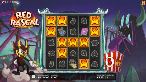 Red Rascal Bonus Game Screenshot