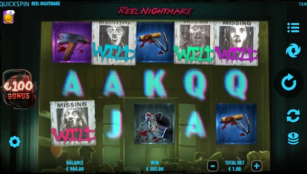 Reel Nightmare base game review