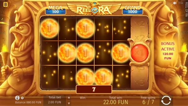 Reel of Ra Bonus Game – Free Spins Features