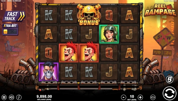 Reel Rampage Slot Base Game by Slotmill