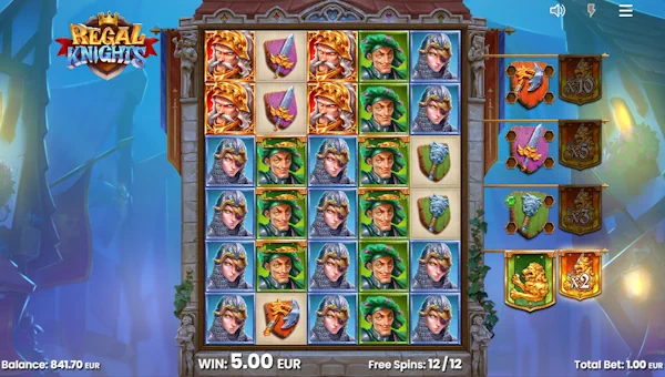 Regal Knights bonus game