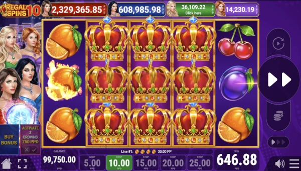 Regal Spins 10 Bonus Game – Free Spins Features
