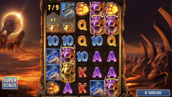 Rex Stampede bonus game