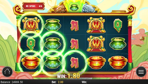 Rings of Prosperity free spins and bonus mode