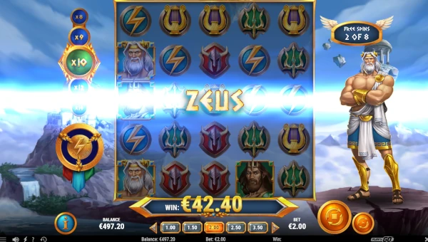 Rise of Olympus Extreme bonus game