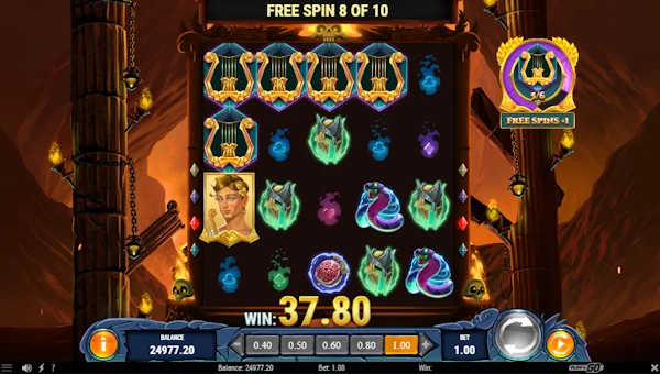 Rise of Orpheus bonus game