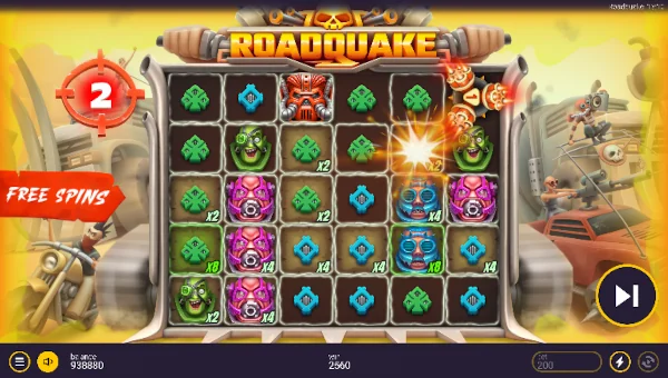 Roadquake Bonus Game – Free Spins Features