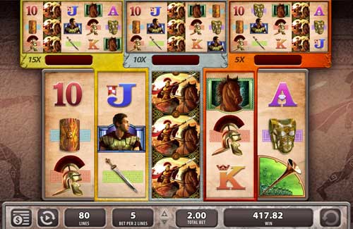 Roman Chariots slot free play demo is not available.