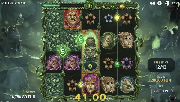 Rotten Potato Bonus Game – Free Spins Features